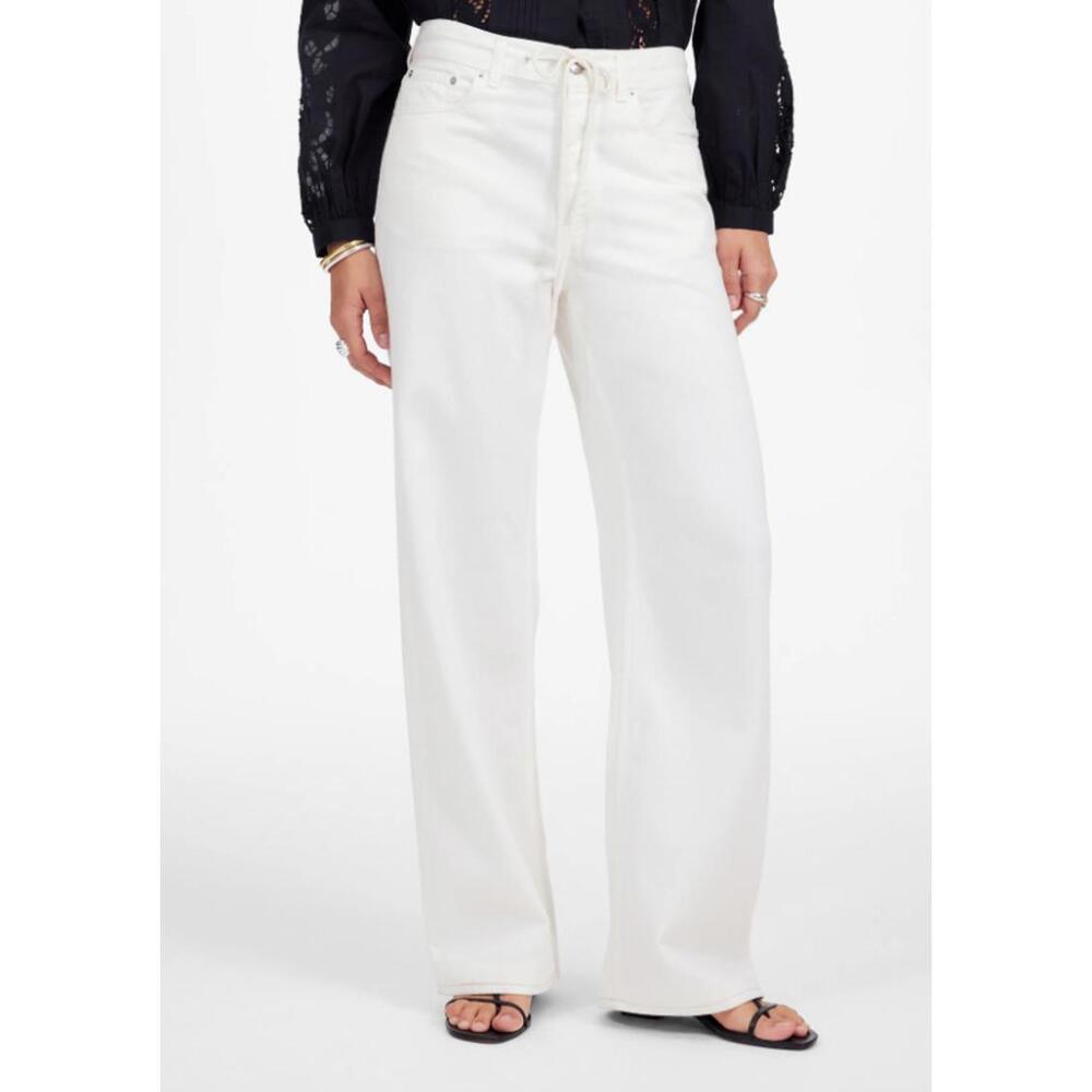 Madewell White Wide-Leg Jeans - Picture 2 of 9